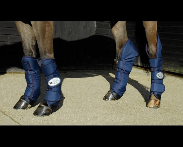 Rhinegold Ripstop Full Length Horse Equestrian Travel Boots - Set Of 4 Size Full