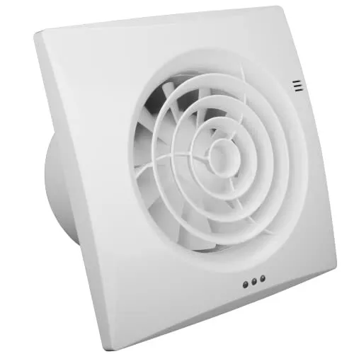 100mm Timer Environment friendly White Quiet Powerful Bathroom Extractor Fan 4