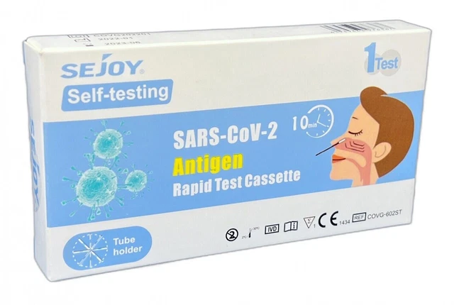 SEJOY Laientest Corona Schnelltest Antigen Nasal Selbsttest Covid-19 1er Packung