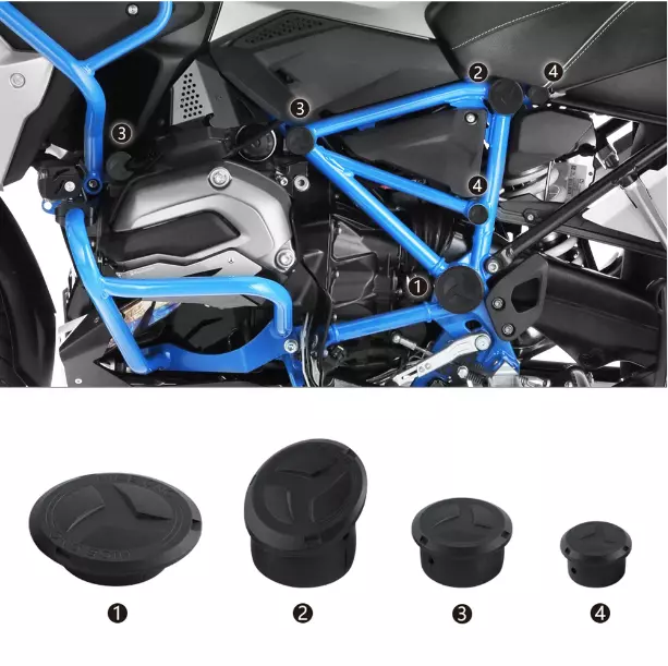 Bouchon de cadre pour BMW R 1250 GS 2014 - 2022 Protection