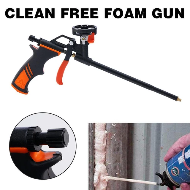 Heavy Duty PU Expanding Foam Gun Applicator Filler Sealing Pr New Caulking C4T0