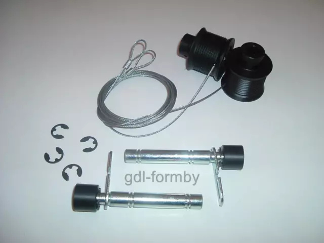 "NUEVO MARLEY 6 ft 6" Conos y Cables/Cables *KIT DE REPARACIÓN* PUERTA DE GARAJE 2000