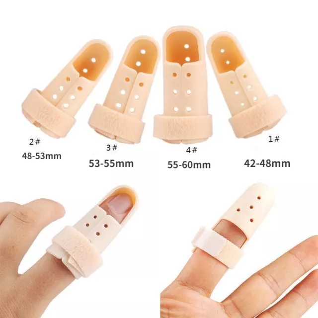 Plastic Mallet Finger Splint Joint Support Brace Schutz Fraktur Schmerz als