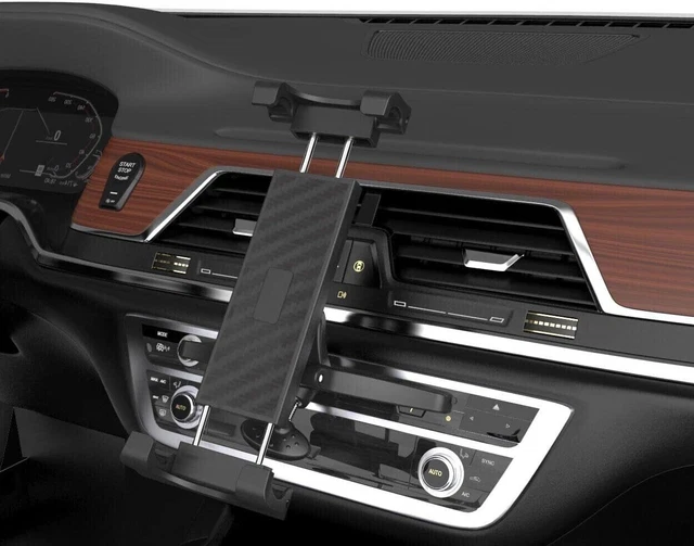 EXSHOW Car Tablet Mount CD Slot Holder for 4.7- 12.9 Ipad Phone, 360° Rotation