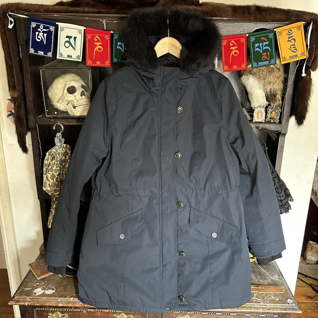 UGG Adirondack Parka Jacket Fur Coat - Navy Blue - Medium RRP £325 UGG Adirondack Parka Jacket Fur Coat - Navy Blue - Medium RRP £325