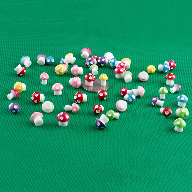 10 Teile / satz Pflanze Miniatur Pilz Form Verschleißfest Multifunktionale 3