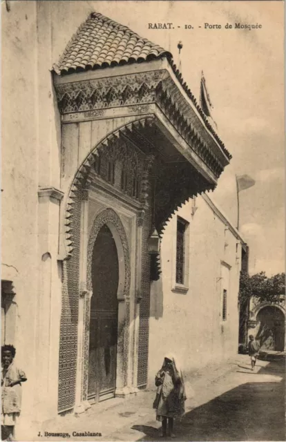 CPA AK Rabat - Porte de Mosquee MAROC (1082719)