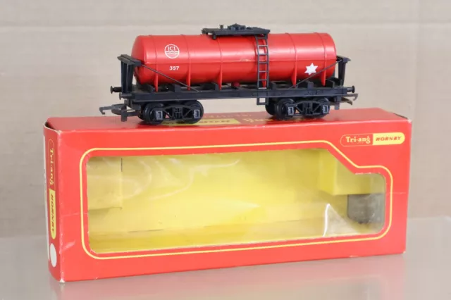 Triang Hornby R349 R247 Br Ici Bogie Wagon Citerne 357 Emballé Oi