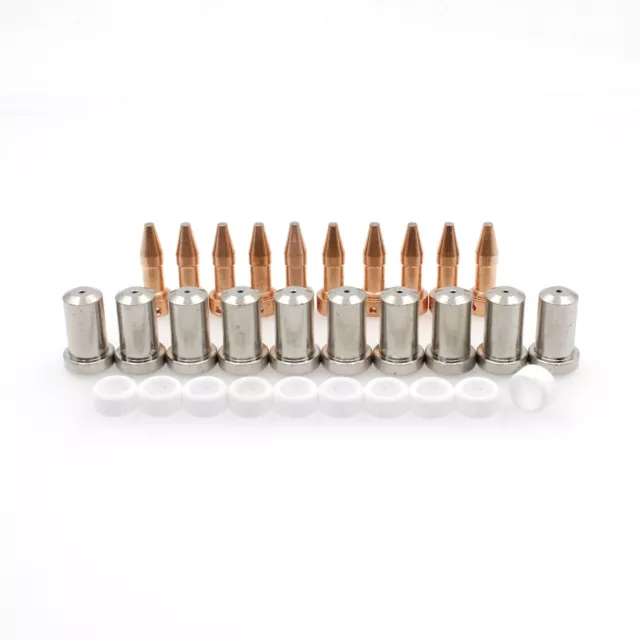 Plasma Torch Electrode 80A Tip Gas Ring 33366XL 33418 33367 for PT-23 PT-27 PK30