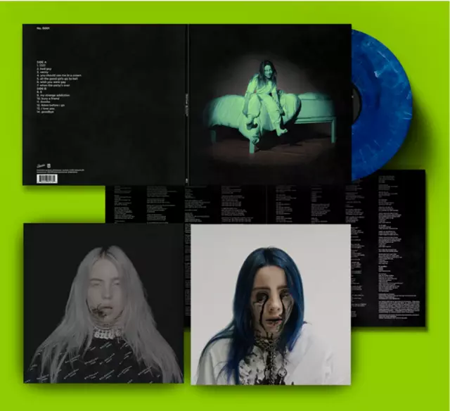 Billie Eilish When We All Fall Asleep Where Do We Go IVC Edition Blue LP