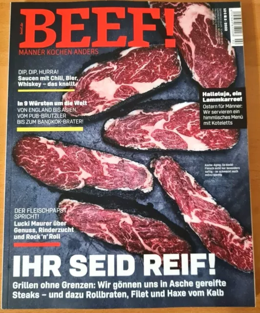 BEEF! Nr. 68 Männer kochen anders "IHR SEID REIF!" Ausgabe 2/2022