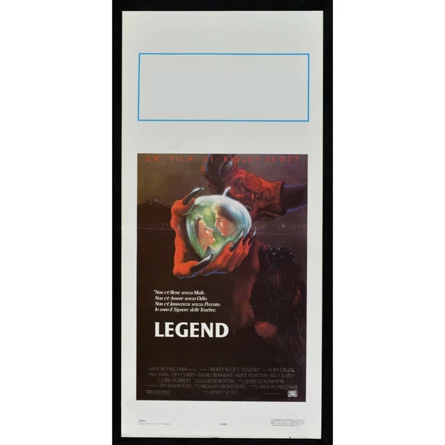 AFFICHE LEGEND RIDLEY Scott Tom Cruise Mia Sara Fantasy Devil Diavolo ...