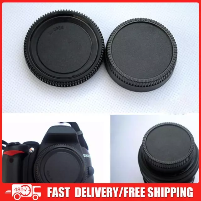 Body Cap Useful Lens Cap Cover Kit for Nikon AF AF-S DSLR SLR Lens Dust Camera
