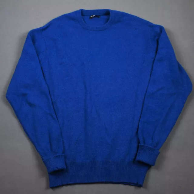 CESARE ATTOLINI mens 100% cashmere sweater size UK 44 / XL round collar jumper