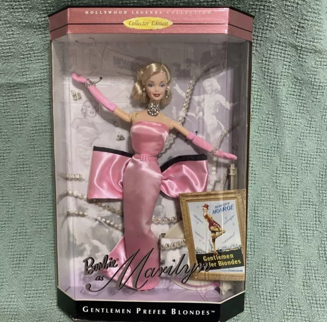 Barbie As Marilyn Monroe Gentlemen Prefer Blondes 1997 Mattel 17451 NRFB