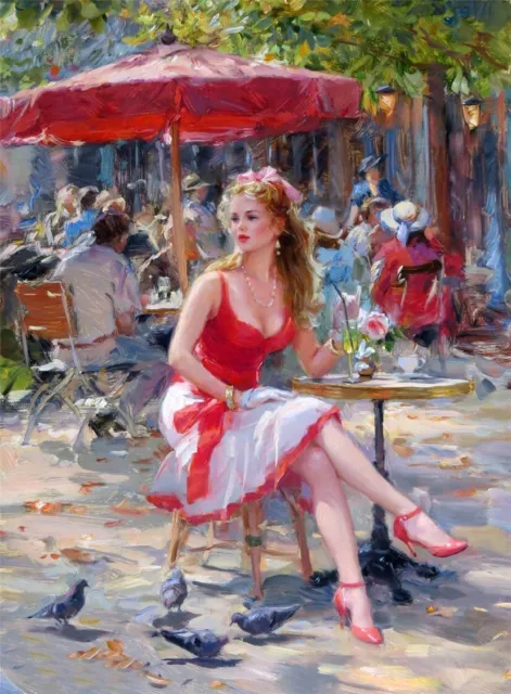 Konstantin Razumov Girl,Modern Abstract hand-painted Oil Painting Wall 24x36&150