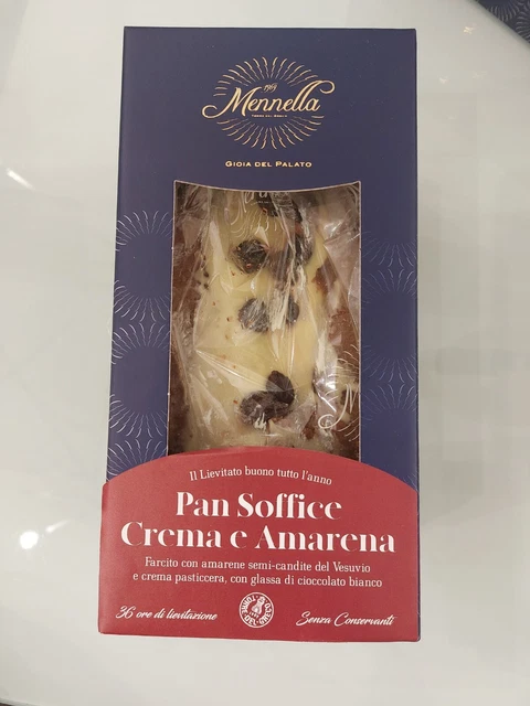 Pan Bauletto Soffice 500Gr Cioccolato Crema E Amarena Regalo Natale  Panettone