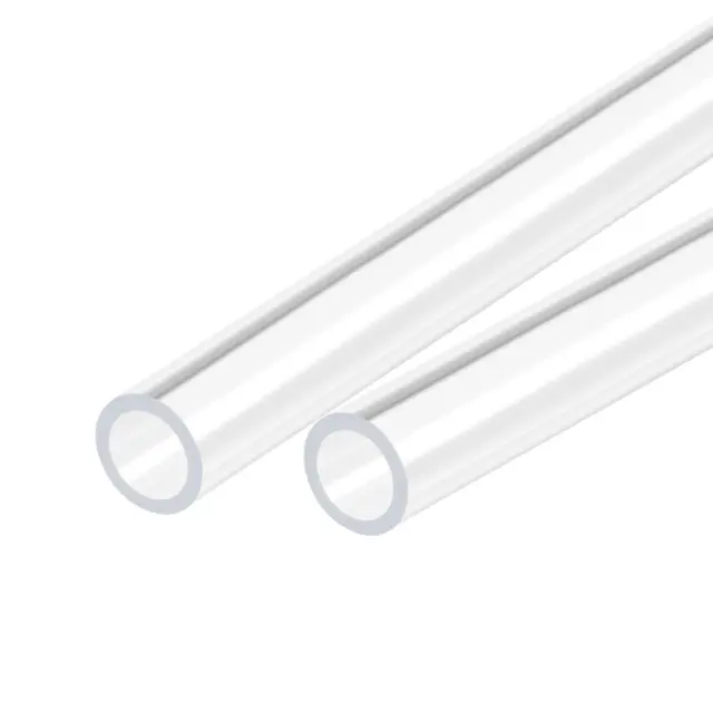 2pcs Acrylic Pipe Clear Round Tube 12mm ID 16mm OD 18" for Lamps and Lanterns