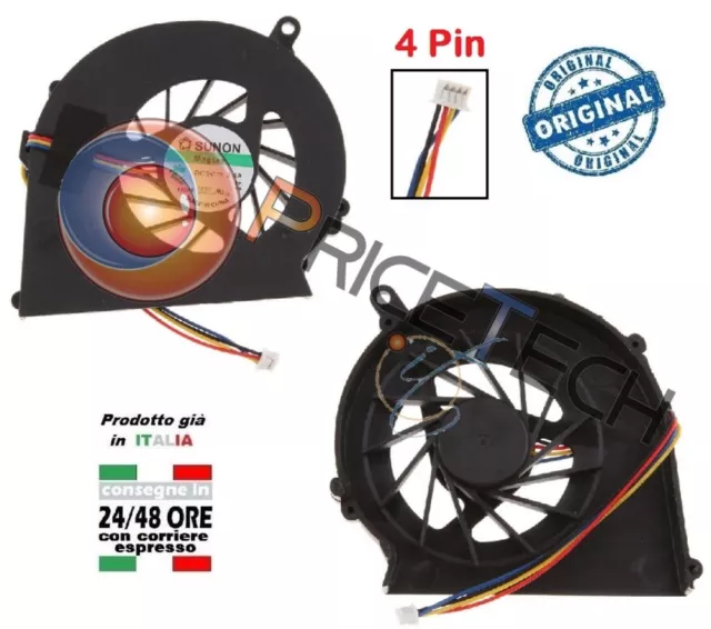 Ventola Cooling Fan Ventolina CPU per HP CQ58 650 655 G58 p/n 686259-001