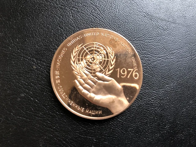 BRONZE 1979 UNITED Nations Peace Medal £10.26 - PicClick UK
