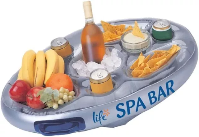 Inflatable Spa Bar Hot Tub Spas Floating Drinks and Food Holder Tray Gift