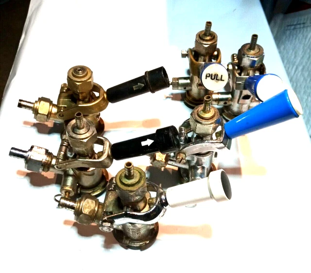 Lot of  6 different brands Beer Keg COUPLER Tap - S Type System Free shipping