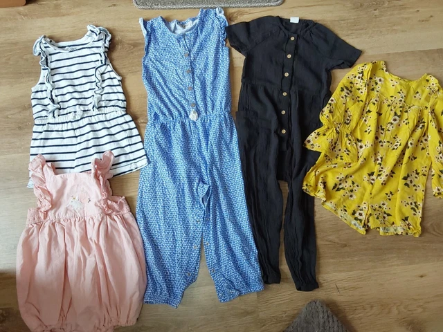 Girls Age 2-3 Years Cute Playsuits And Jumpsuits Bundle