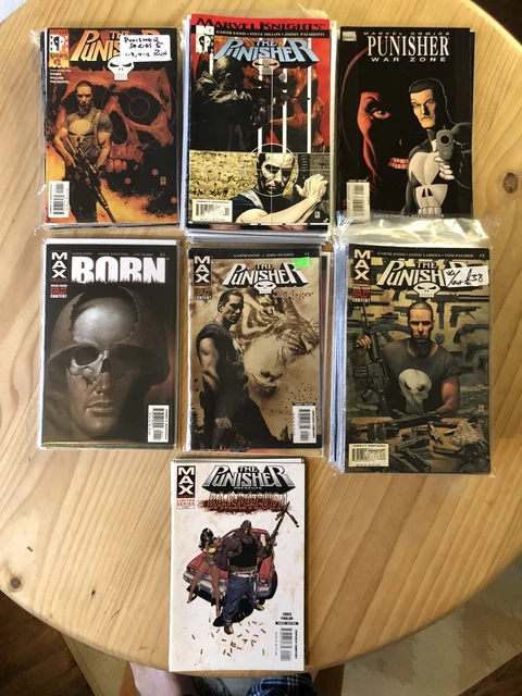 Punisher Garth Ennis Marvel  Knights Max Born minis + one shots READ DECRIPTION