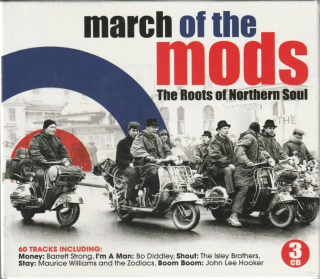 MARCH OF THE MODS / THE ROOTS OF NORTHERN SOUL / 3CD ALBUM  (2012) New