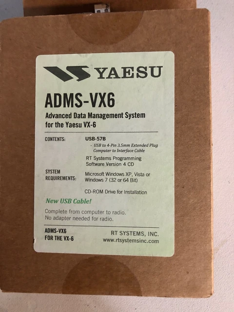 CT62 USB CHAT Programmation Câble pour Yaesu FT-100D FT-817ND FT-818 FT