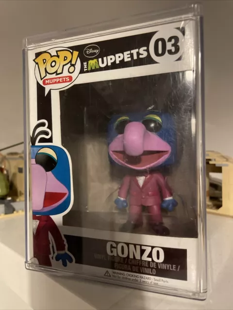 Funko Pop Muppets Original Gonzo 03 Boxed Rare Figure