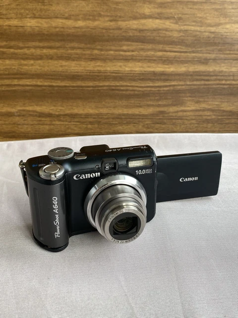 CANON POWERSHOT A640 10.0MP Digital Camera Black For Parts
