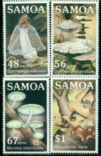 SAMOA 645-48 SG696-99 MNH 1985 Fungi set of 4 CV$8