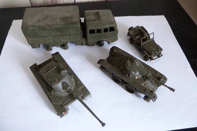 Lot De 5 Dinky Toys à Restaurer - Occasion - Pour Collectionneurs Et Bricoleurs
