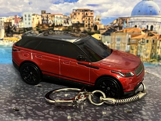 Diecast Range Rover Velar Red Toy Car Keyring / Keychain FREEPOST