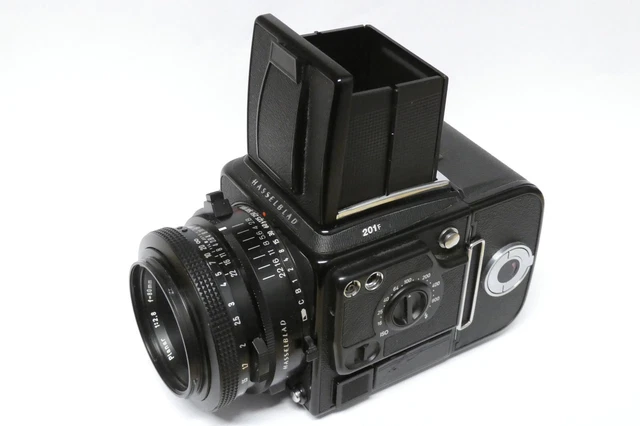 Hasselblad 201F mit Carl Zeiss Planar 2,8 / 80 mm Objektiv gebraucht 6x6  201 F