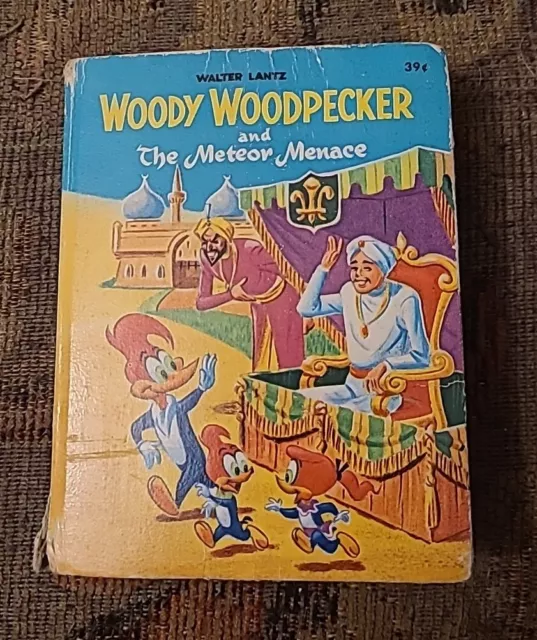 Woody Woodpecker And The Meteor Menace Big Little Book Hard Cover Walter Lantz