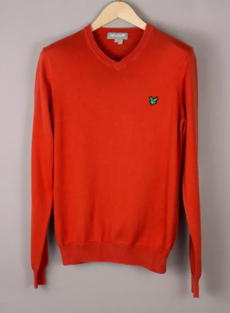 Lyle & Scott Casual da Uomo Maglione Maglia MAGLIONE TAGLIA S BEZ205