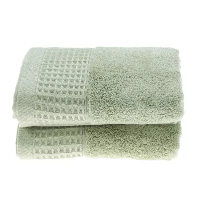 Set of 2 13" x 29" Hand Towels 100% Cotton Face Towel Home Gadgets   Bathroom