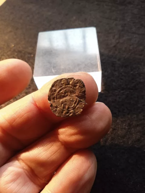 Superb  medieval templar coin in silver,VERY NICE COIN TEMPLAIR