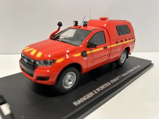 Miniature Peugeot Boxer Pompier VSAV 59 – Norev 1/43 – Occasion