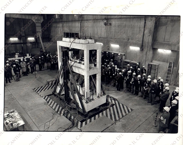 1981 Japan Tukuba Institute research earthquakes resisting cement Photo