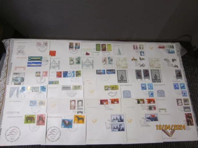 Belege/ FDC, ehem. DDR, ab 60er Jahre, 31 m, Posten u. Lots, Gestempelt