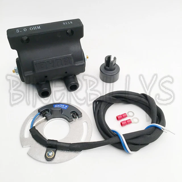 DYNATEK DSK61 POINTS Repl Dyna S Dual Fire Ignition & Coil For Harley