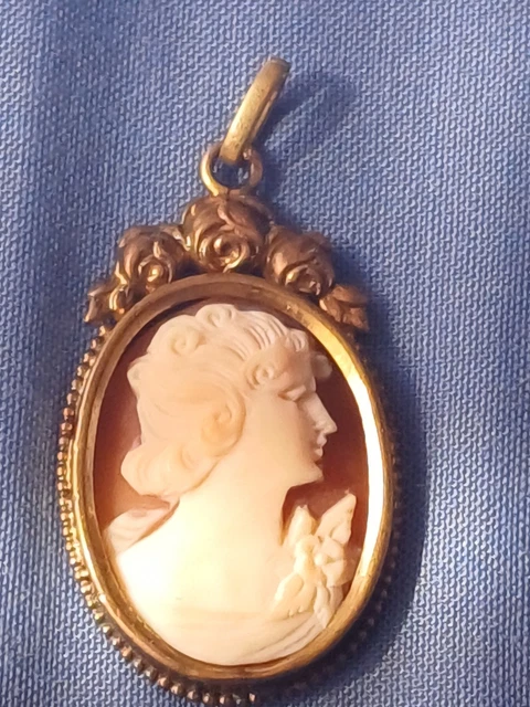 Broche Vintage Maurice Lespous 1920/30 - Camée Bakélite Argent Et Marcassite