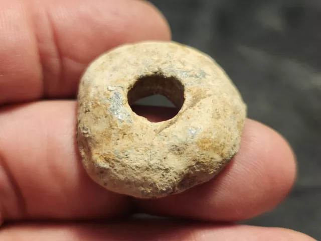 Roman Lead Spindle Whorl found in York 1970s. A Must read description. LD179u