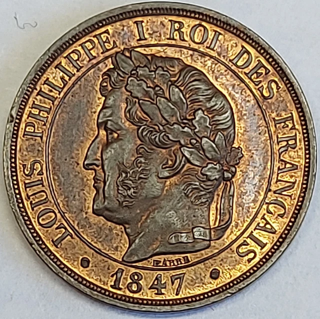Louis-Philippe Ier - ESSAI - 1 Centime à la charte - 1847 -