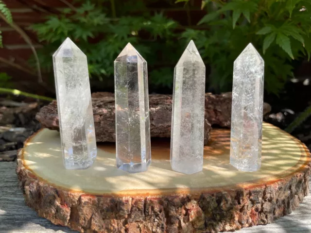 A+ Grade Clear Quartz Point Tower | Obelisk | Crystal Wand | Healing Stone