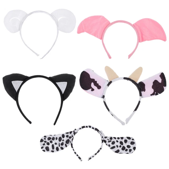3 Serre-têtes Oreilles D'ours En Peluche - Pour Enfants Et Adultes, Costume Cosplay Animal - Accessoire Fête Halloween, Noël, Anniversaire