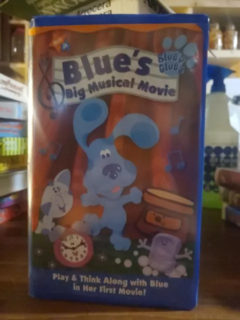 Blue's Clues Blue's Big Musical Movie 2000 Vhs BLUES CLUES - Blues Big Musical Movie (VHS, 2000) $16.67 - PicClick AU